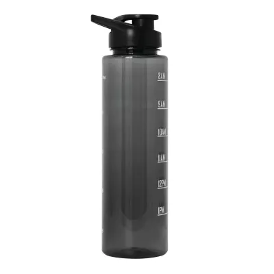 Sportowa butelka na wodę AQUA LEVEL - czarny (56-0603189)