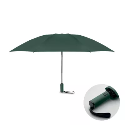 Parasol odwrotny składany 23" z RPET AGUMBE - Zielony (MO2925-09)
