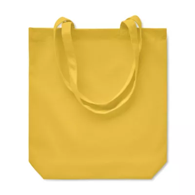 Torba bawełniana na zakupy 270 g/m² RASSA COLOURED - Zólty (MO6442-08)