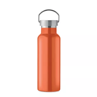Butelka termiczna z recyklingu 500 ml FLORENCE - Pomaranczowy (MO2107-10)