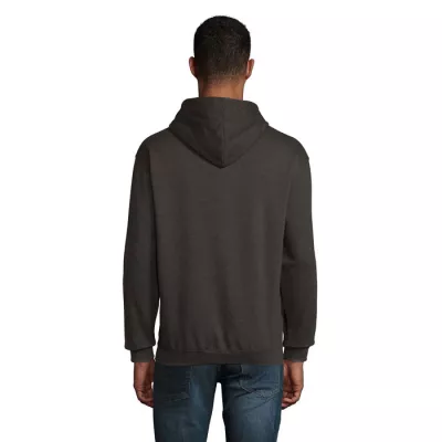 Bluza unisex z kapturem 280 g/m² Sol's CONDOR - Charcoal Melange (S03815-CE)