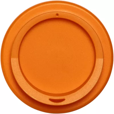 Kubek termiczny z serii Americano® o pojemności 350 ml z uchwytem - Biały-Pomarańczowy (21000212)