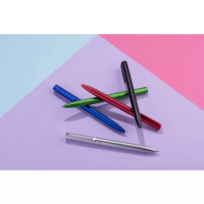 Długopis o satynowym wykończeniu ZUNO - srebrny (19830-00)