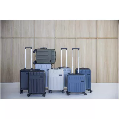 Rover - walizka na kółkach na laptop o przekątnej 16 cali, wykonana z materiałów z recyklingu (GRS), pojemność 30 litrów - Hale Blue (13015255)