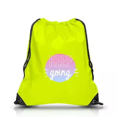 P-210D Plecak ściągany sznurkiem - Fluorescent Yellow (IP31018272)