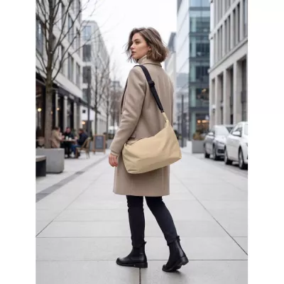 Torba na ramię z wodoodpornego nylonu SLING - Khaki (MO3212-39)