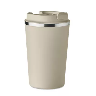 Kubek termiczny ze stali 350 ml BRACE - Bezowy (MO6276-13)