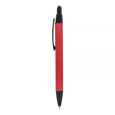 Długopis Alaska softtouch z rysikiem R-AL - czerwony (LT87892-N0021)
