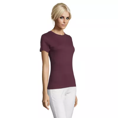 Koszulka damska dopasowana 150 g/m² Sol's REGENT WOMEN - Burgundy (S01825-BG)