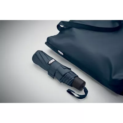 Torba z parasolem składanym 21" RPET SEATTLE - Niebieski (MO2476-04)