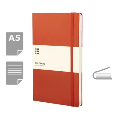 MOLESKINE Notatnik ok. A5 - pomarańczowy (VM301-07)