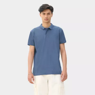 Koszulka polo unisex z czesanej bawełny Sol's PULSE - Denim (S04502-DM)