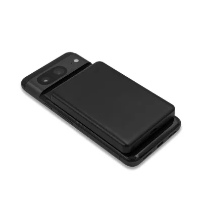 Magnetyczny bezprzewodowy power bank 5000 mAh Yuki - czarny (R64386.02)