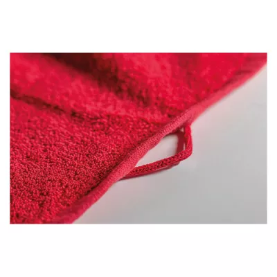 Ręcznik frotte organiczny 50x100 cm 360 g/m² TERRY - Czerwony (MO9931-05)