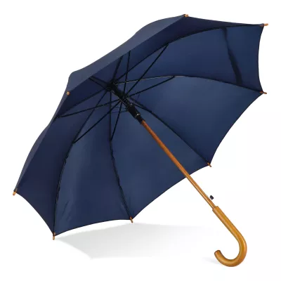 Aran 190T poliester 23" parasol z uchwytem otwierany automatycznie - ciemnoniebieski (LT97118-N0010)