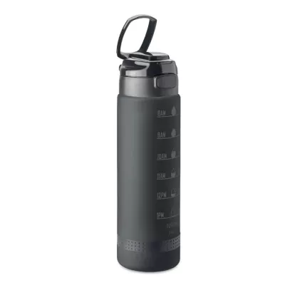 Butelka sportowa z RPET 1000 ml LEVEL - Czarny (MO2409-03)