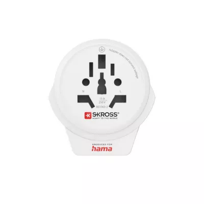 Adapter podróżny Skross for Hama USB - biały (VH049-02)