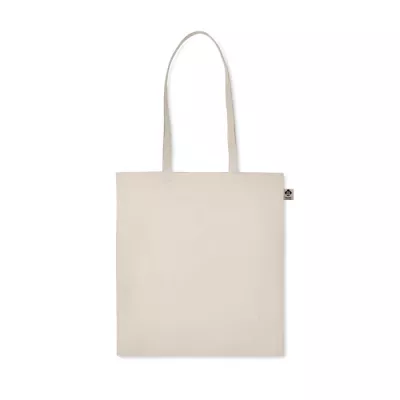 Torba na zakupy z bawełny organicznej 140 g/m² ZIMDE - Bezowy (MO6190-13)