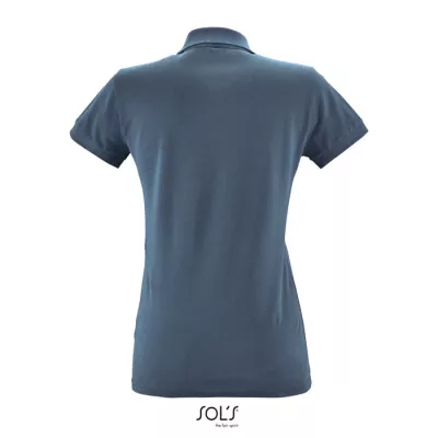 Polo damskie piqué 180 g/m² Sol's PERFECT WOMEN - Niebieski Łupkowy (S11347-SL)
