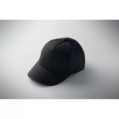 Czapka z daszkiem dziecięca 180 g/m² BUZZ KIDS - Czarny (MO2346-03)