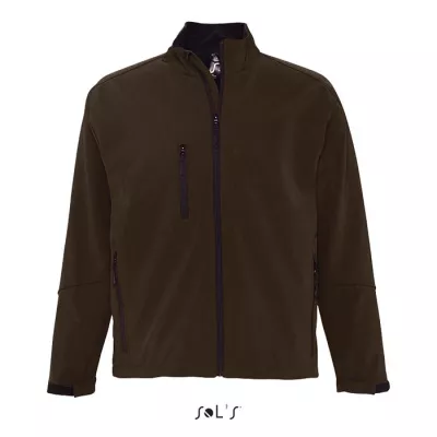 Softshell męski 3-warstwowy 340 g/m² Sol's RELAX - Dark Chocolate (S46600-DC)