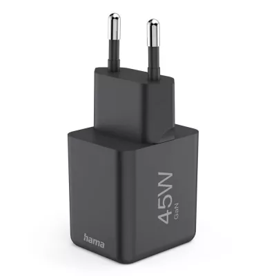Ładowarka ścienna 45W Hama Supermini - czarny (VH020-03)