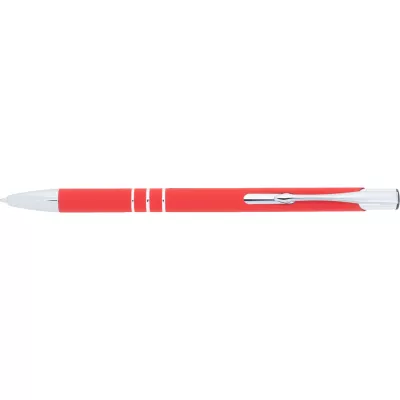 Długopis metalowy soft touch NEW JERSEY - czerwony (055505)