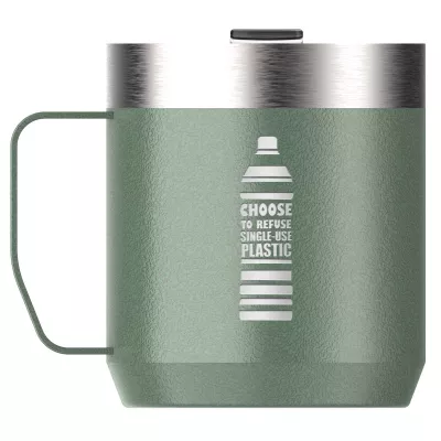 Kubek kempingowy Stanley Everyday 350 ml ze stali nierdzewnej - Leśny zielony (10094964)