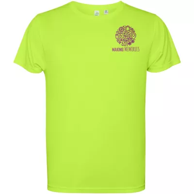 Estoril short sleeve kids t-shirt - Fluor Green (K0430-FLGREEN)