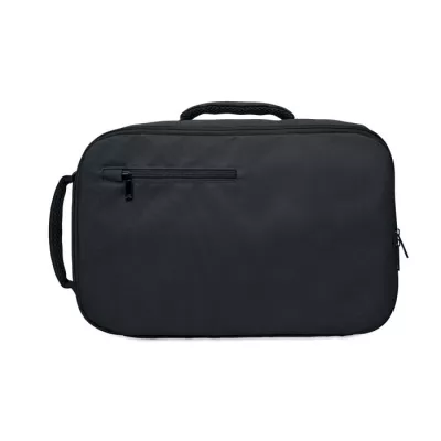 Plecak kabinowy z RPET na laptop 15" FLYSAFE - Czarny (MO2840-03)