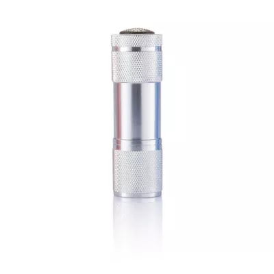Latarka 9 LED Quattro - srebrny (P513.270)