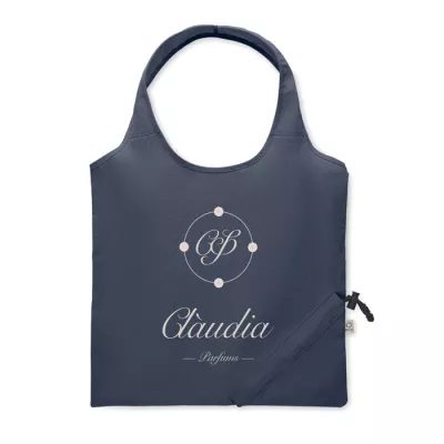 Torba składana z recyklingu 140 g/m² CARRIE COLOUR - Niebieski (MO2487-04)