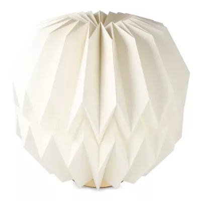 Coollux składana papierowa lampa LED Luna 25cm inspirowana origami - naturalny-t (LT40727-N0094)