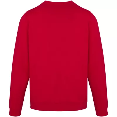 Jasper organiczna bluza unisex z recyklingu o gramaturze 280 g/m² z okrągłym dekoltem i certyfikatem OCS - Czerwony (39561-RED)