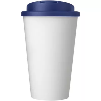 Americano® 350 ml tumbler with spill-proof lid - Biały-Niebieski (21069501)