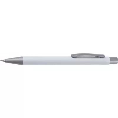 Ołówek automatyczny soft touch ANCONA - biały (386906)