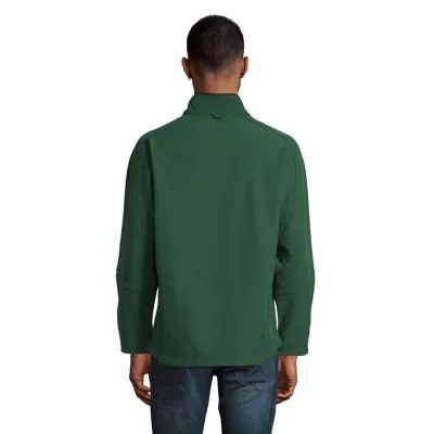 Softshell męski 3-warstwowy 340 g/m² Sol's RELAX - Ciemno-Zielony (S46600-BO)
