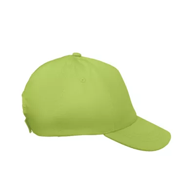 Czapka z daszkiem dziecięca 180 g/m² BUZZ KIDS - Limonka (MO2346-48)