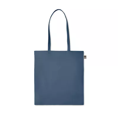 Torba z bawełny organicznej 140 g/m² ZIMDE COLOUR - Niebieski (MO6189-04)