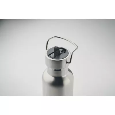 Butelka termiczna ze słomką 660 ml RIFLOW - Srebrny Mat (MO2283-16)