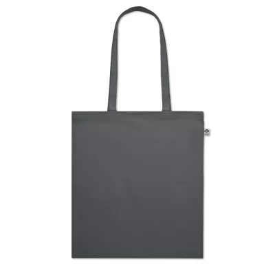 Torba na zakupy z bawełny organicznej 180 g/m² ONEL - Kamienny Szary (MO6711-15)