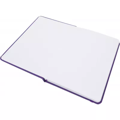 Notatnik A5 w linie z materiałów z recyklingu DOMINIK - fioletowy (2526112)