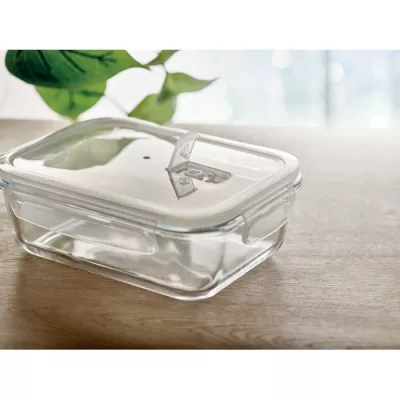 Lunchbox szklany hermetyczny 900 ml PRAGA LUNCHBOX - Przezroczysty (MO9923-22)