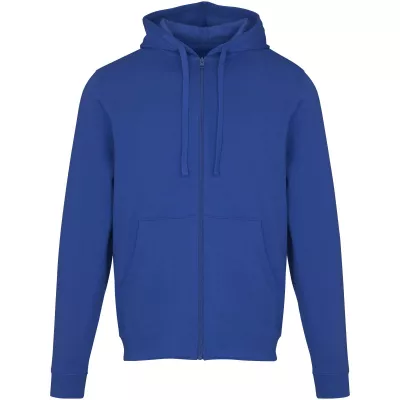 Jasper bluza unisex z kapturem z materiału organicznego pochodzącego z recyklingu z certyfikatem OCS, o gramaturze 280 g/m² - Niebieski (39666-BLUE)