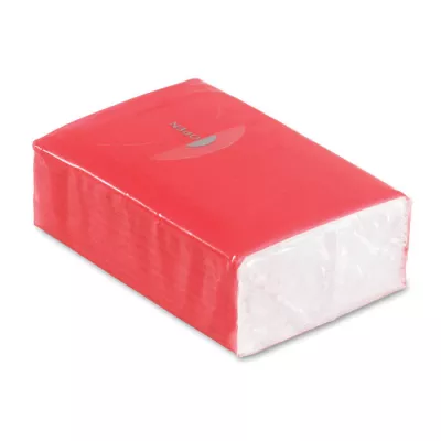 Chusteczki higieniczne mini 10 szt. FSC SNEEZIE - Czerwony (MO8649-05)