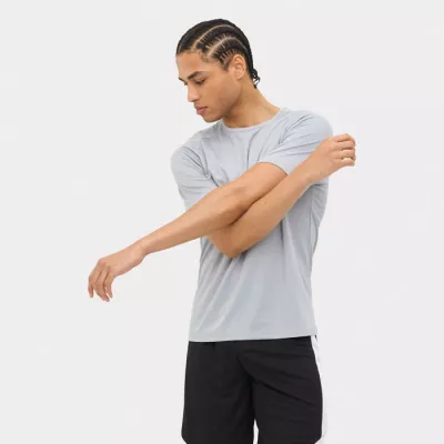 Koszulka sportowa męska raglan 140 g/m² Sol's SPORTY - Pure Grey (S11939-PG)