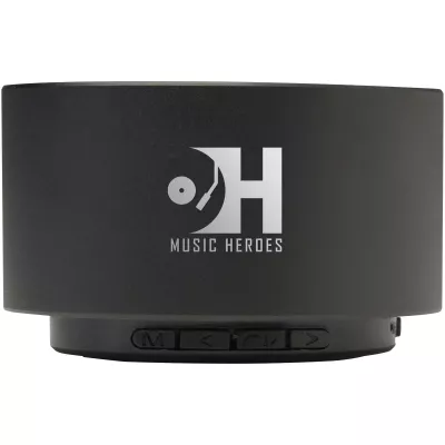 Ankaa bezprzewodowy głośnik Bluetooth® o mocy 3 W z recyklingowanego aluminium - Czarny (12448690)