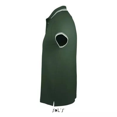 Koszulka polo męska bawełniana 200 g/m² Sol's PASADENA - Forest Green/White (S00577-FE)