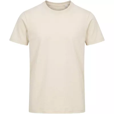 Balfour organiczna koszulka unisex o gramaturze 200 g/m² z krótkim rękawem i certyfikatem OCS - Sandstone (39557-SANDSTON)