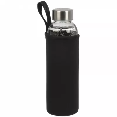 Butelka szklana KLAGENFURT 500 ml - czarny (084203)